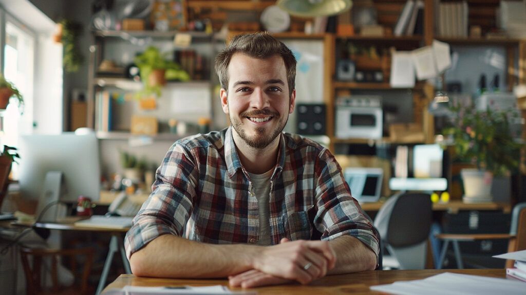 photo of a man using the anti-budget budgeting method