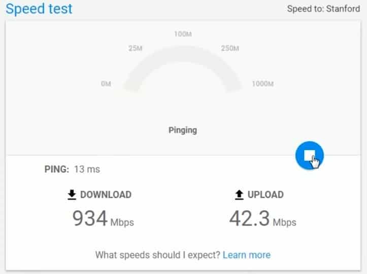 ASUS RT-AX3000 Speed Test