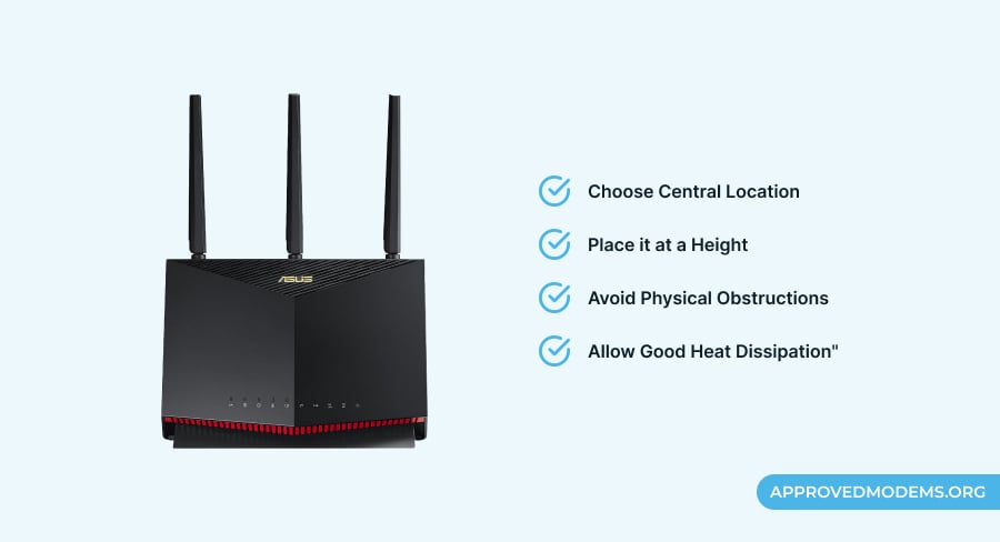Change Placement of router
