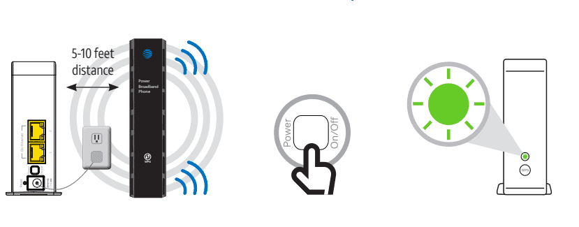 Place your AT&T extender in a location near your router