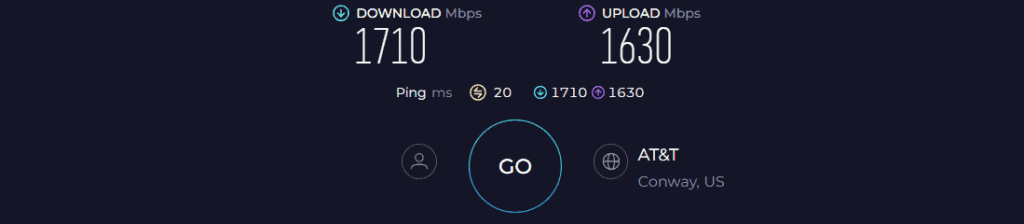 TP-Link Archer GX90 Speed Test