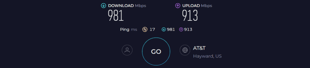 TP-Link Deco XE75 Pro Speed Test