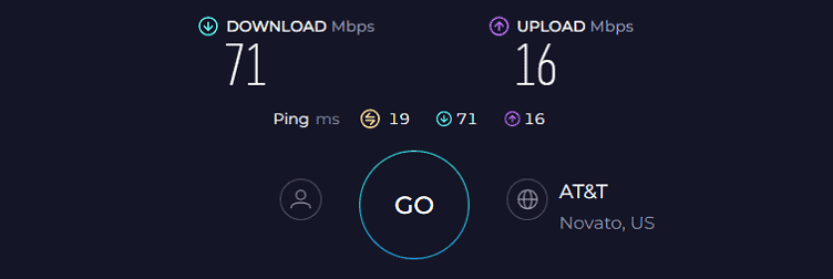TP-Link Archer A54 Speed Test