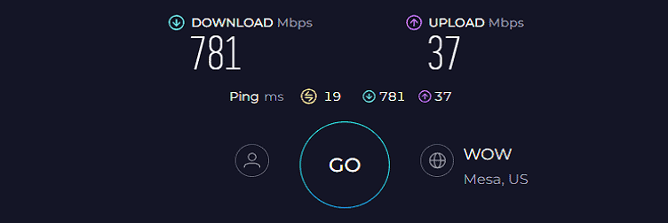 ARRIS SURFboard SB8200 Speed Test