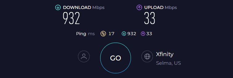 AmpliFi Alien Speed Test