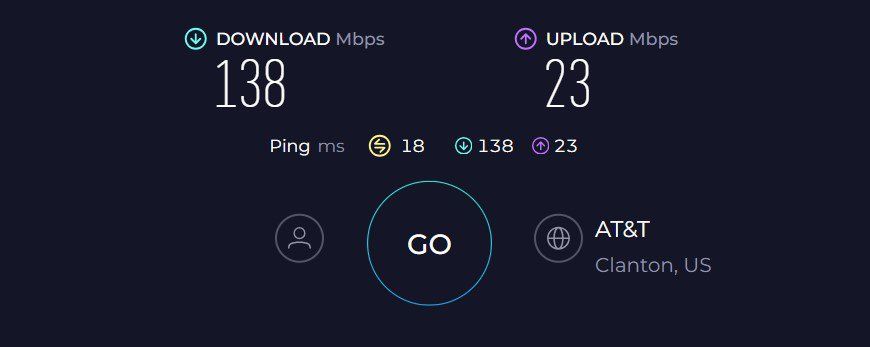 Netgear Nighthawk M1 Speed Test