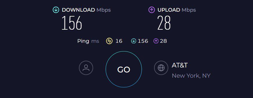 Netgear Nighthawk M6 New york Speed Test