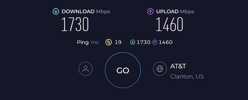 ASUS ZenWiFi XT8 Speed Test