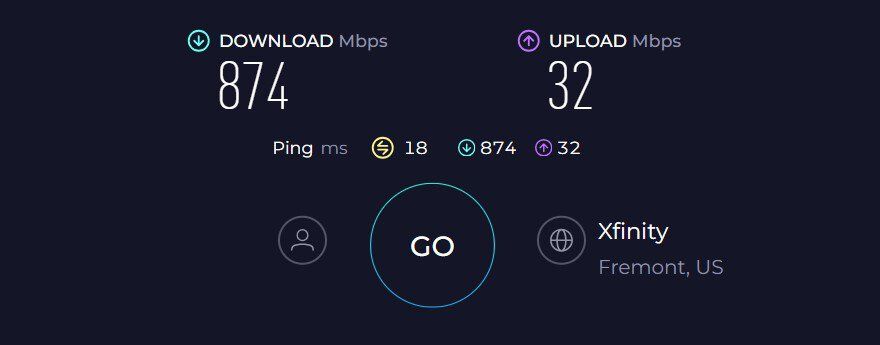 Netgear Nighthawk RAX54S Speed Test