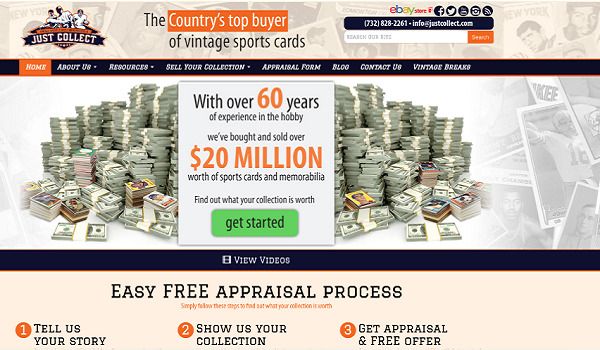 Just Collect sell baseball cards