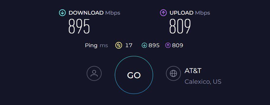 TP-Link Archer AXE75 Speed Test