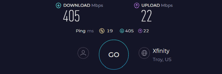 Netgear C7000 Speed Test