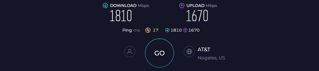 Netgear Nighthawk RAXE500 Speed Test