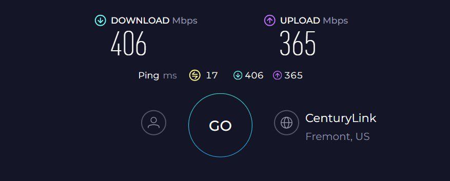 Linksys Hydra 6 Speed Test