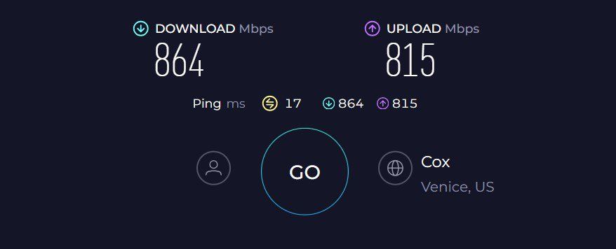 TP-Link Deco XE75 Pro Speed Test