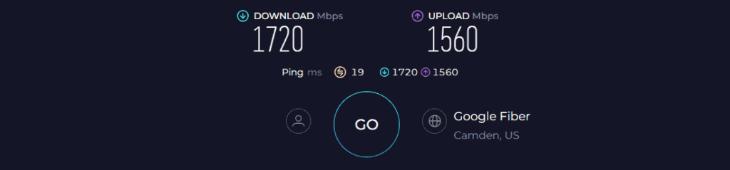 Netgear Nighthawk RAXE500 Speed Test