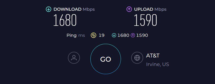 ASUS RT-AXE7800 Speed Test