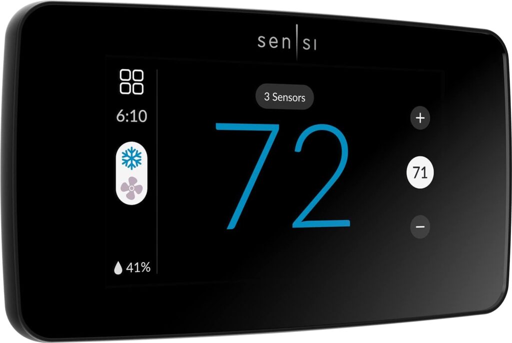 photo of the Sensi Touch 2 smart thermostat