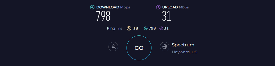 Hitron CODA Speed Test