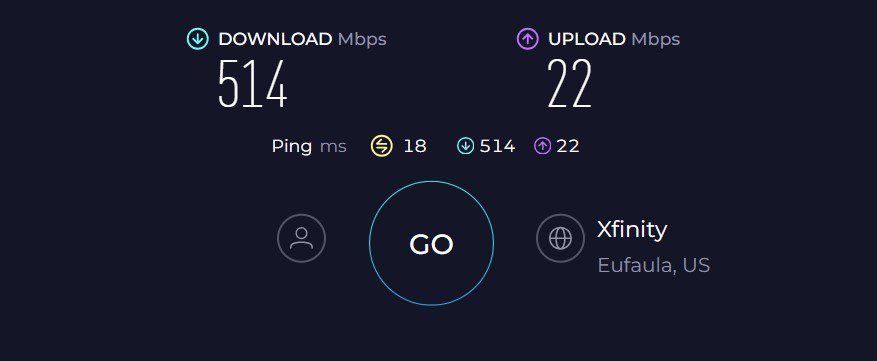 D-Link DIR-X4860-US Speed Test