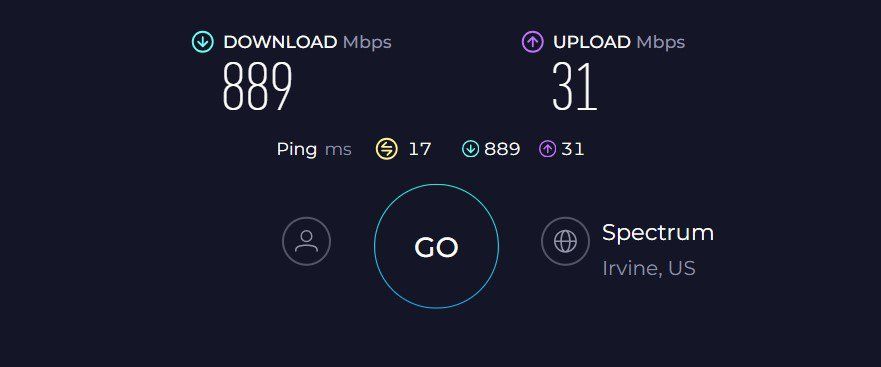 Linksys Hydra 6 Speed Test