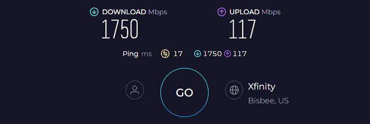 Linksys MR7500 Speed Test