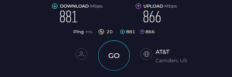 Tenda RX27 Pro Speed Test