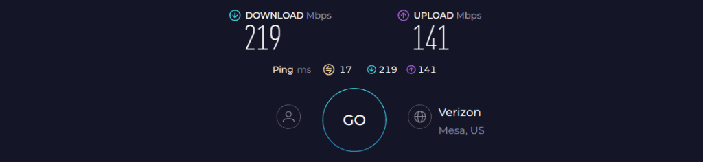 ASUS RP-AX58 Speed Test