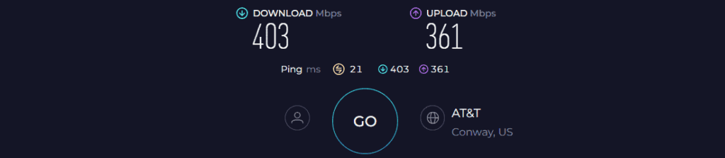 Zyxel NWA50AX Speed Test