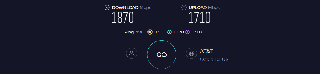ASUS ROG GT-AXE16000 Speed Test