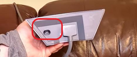 Remove the input from the satellite dish