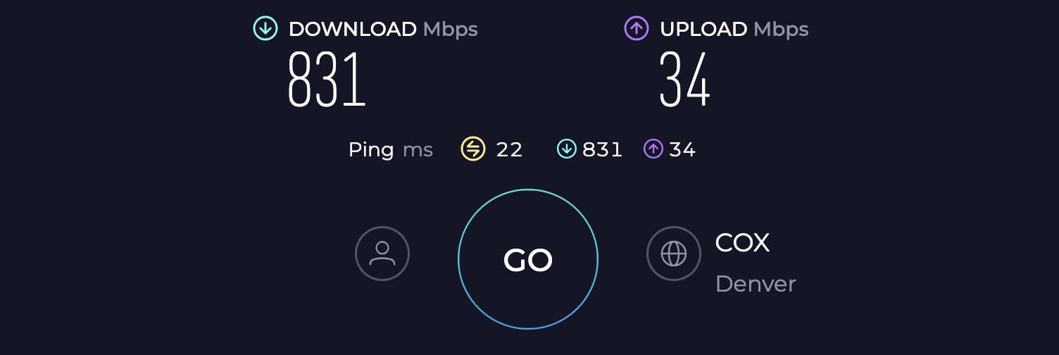 Netgear CAX30S Performance