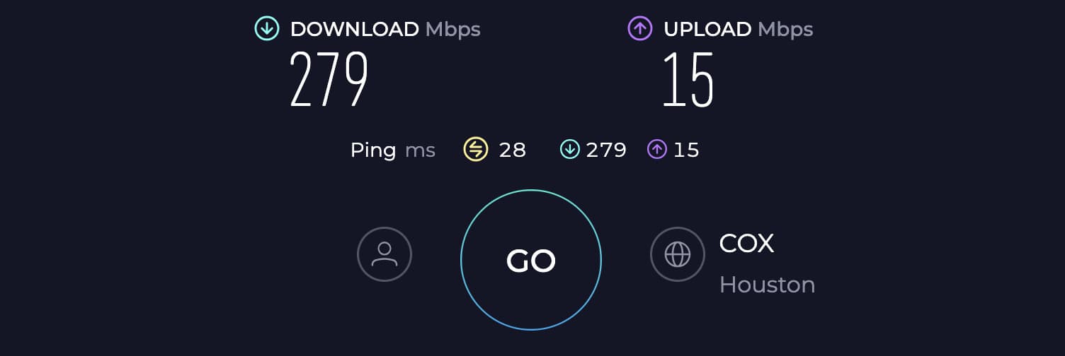 Testing Netgear CM500 with COX