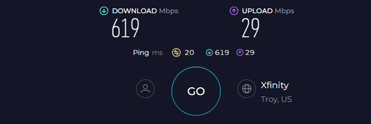 Google Nest WiFi Speed Test
