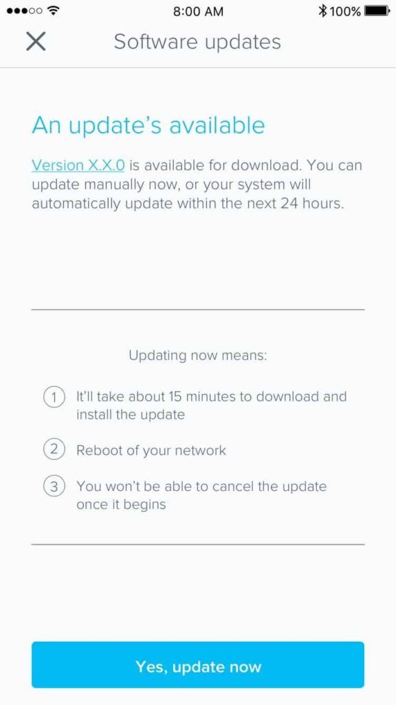 Click on Update Available