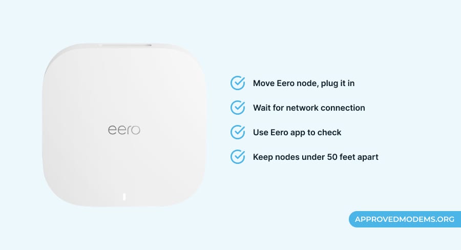 Relocate Eero Node