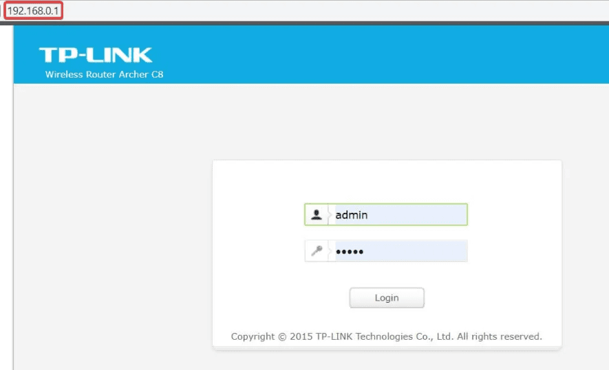 Enter your username and password