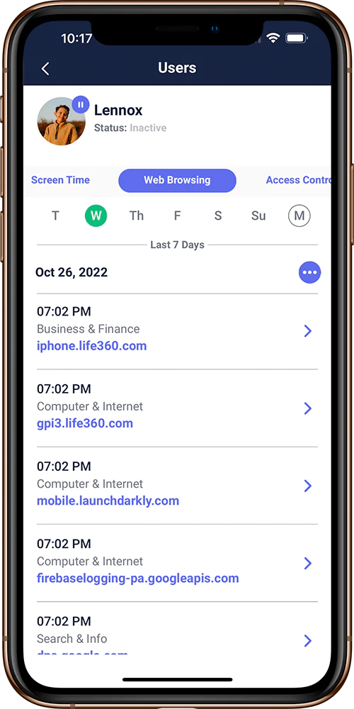See Browsing History