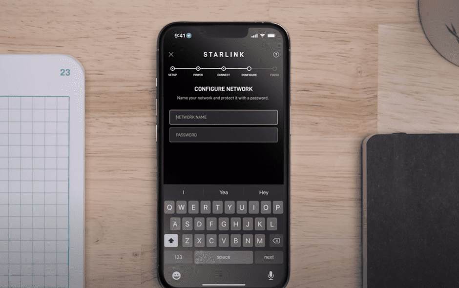 Configure a new username and password