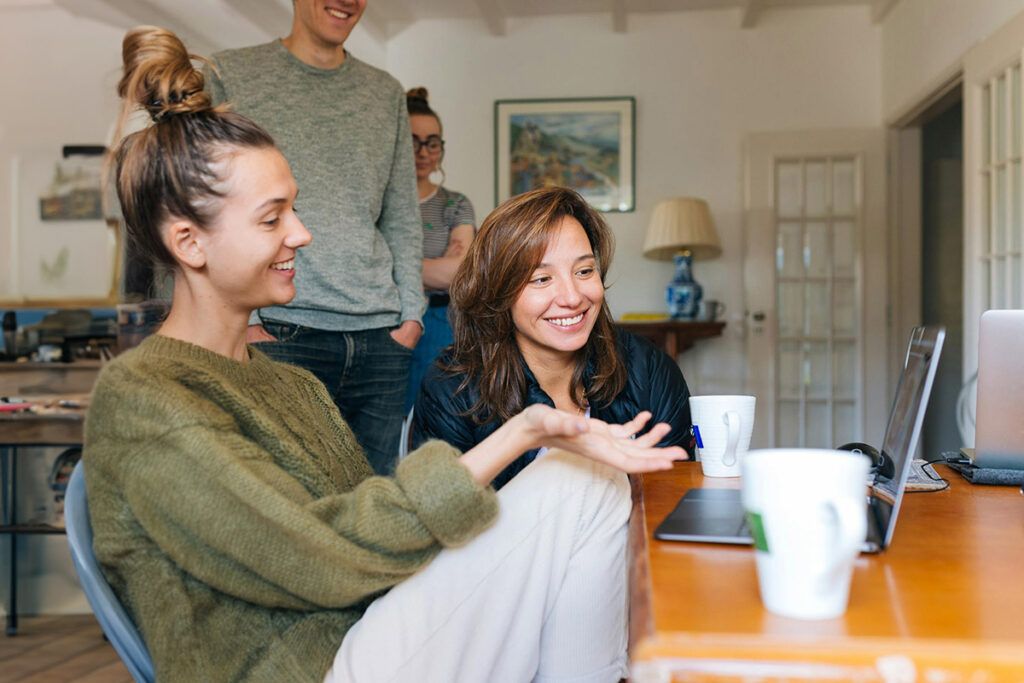 photo of roommates sharing a Prime membership with Amazon Household