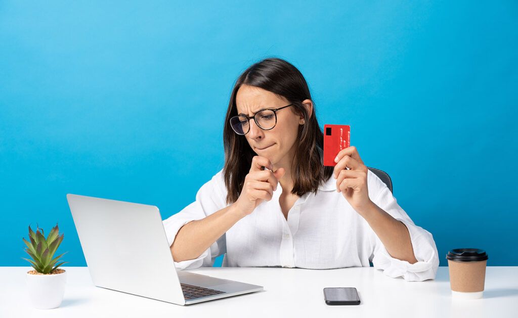 photo of a woman unsure about Wayfair