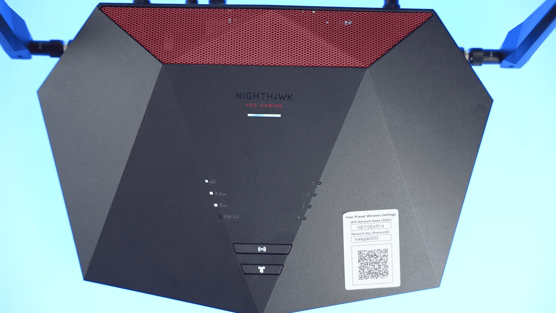 Netgear Nighthawk XR1000 Top View