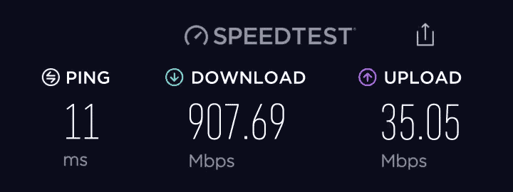 Netgear Orbi RBK752 Speed