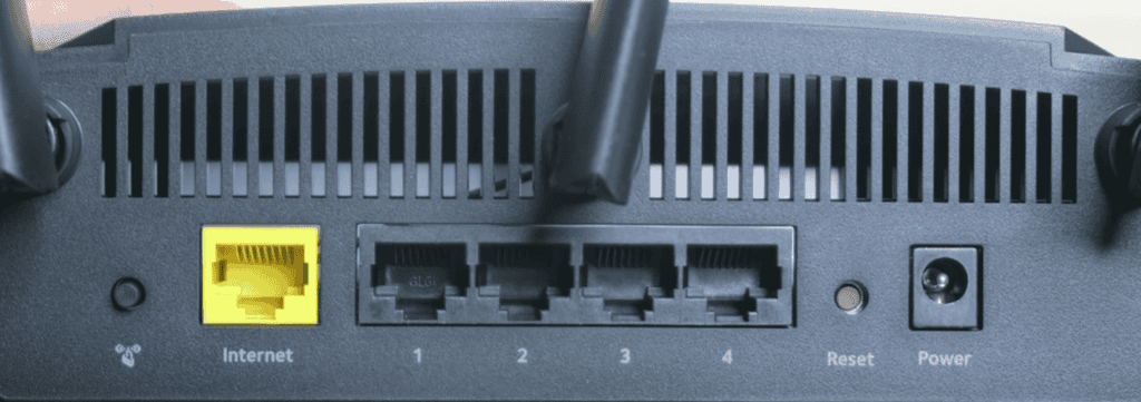 Netgear R6700AX AX1800 Ports