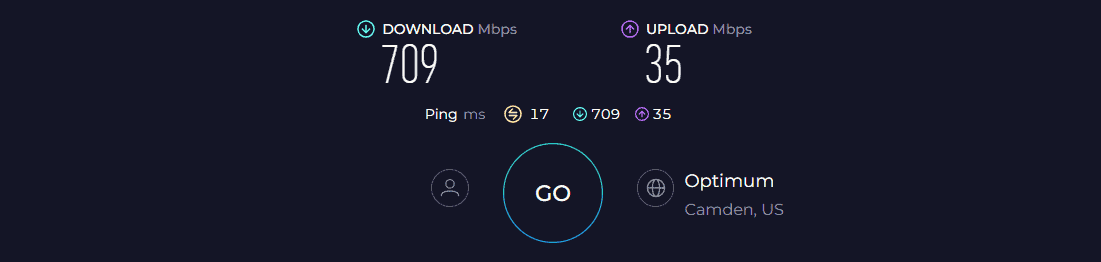 ARRIS G34 Speed Test