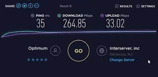 Optimum 300 Speed Test