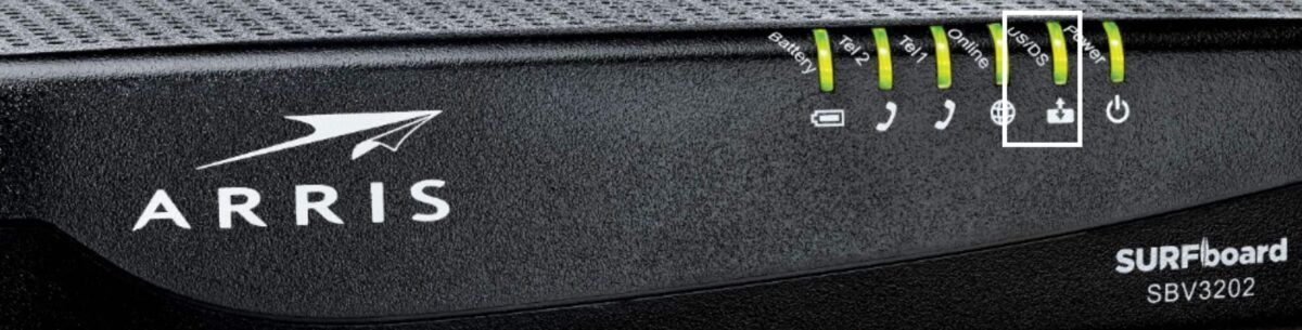 DS Light on Optimum Arris Modem