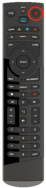 Keep on pressing the power button until the TV turns off