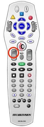 Press the Vol+ button