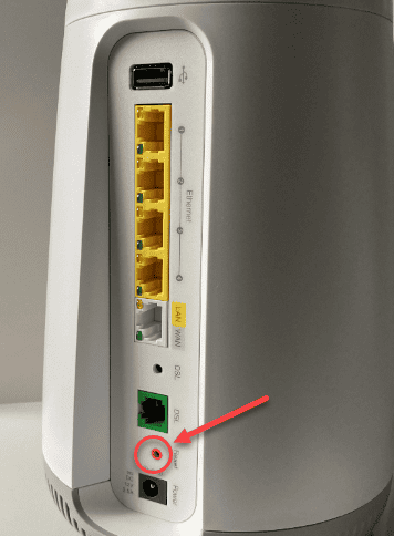 CenturyLink Reset Button